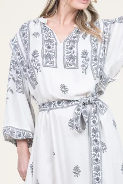 Best Stella Forest Maxi Dress With Embroidery Dorina | Natural... | | Little Soho