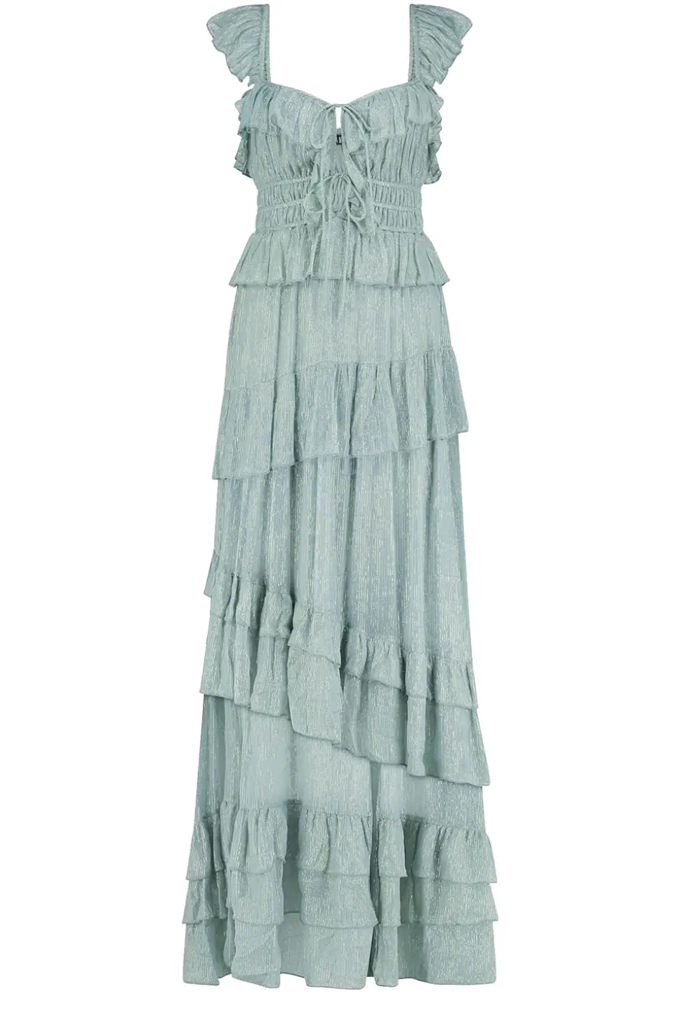 Shop Ibana Maxi Dress With Lurex Danessa | Blue... | | Little Soho