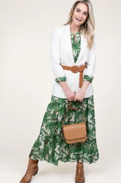 New Lollys Laundry Maxi Dress With Lurex Nee | Green... | | Little Soho