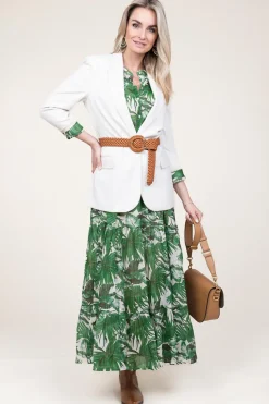 New Lollys Laundry Maxi Dress With Lurex Nee | Green... | | Little Soho