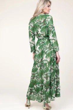 New Lollys Laundry Maxi Dress With Lurex Nee | Green... | | Little Soho
