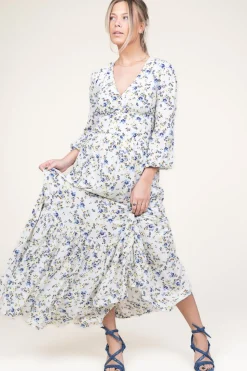 Best Sale Liu Jo Maxi Dress With Print Marausa | Natural... | | Little Soho