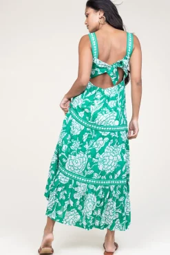 Discount Stella Forest Maxi Dress With Print Mora | Green... | | Little Soho