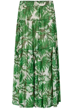 Sale Lollys Laundry Maxi Skirt With Print Sunset | Green... | | Little Soho