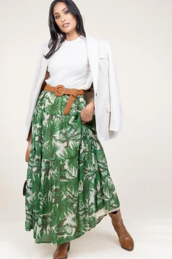 Sale Lollys Laundry Maxi Skirt With Print Sunset | Green... | | Little Soho