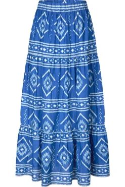 Hot Lollys Laundry Maxi Skirt With Print Sunset | Blue... | | Little Soho