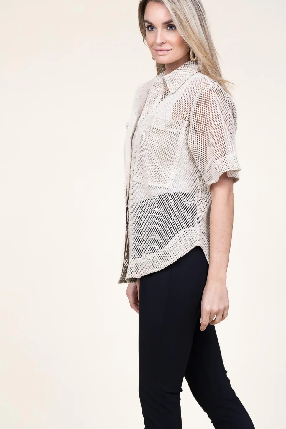Cheap Copenhagen Muse Mesh Blouse Nina | Natural... | | Little Soho