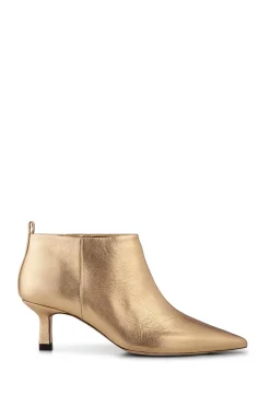 Flash Sale Ivylee Copenhagen Metallic Ankle Boots Anna | Gold... | | Little Soho
