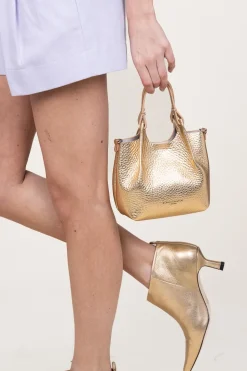 Flash Sale Ivylee Copenhagen Metallic Ankle Boots Anna | Gold... | | Little Soho