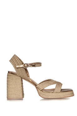 Best Sale Castaner Metallic Leather Sandals Valle | Gold... | | Little Soho