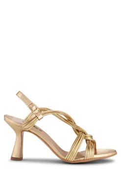 Online Ivylee Copenhagen Metallic Leather Sandals Flora | Gold... | | Little Soho