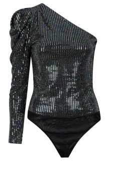 Best Dante 6 Metallic One-Shoulder Body Ashley | Black... | | Little Soho