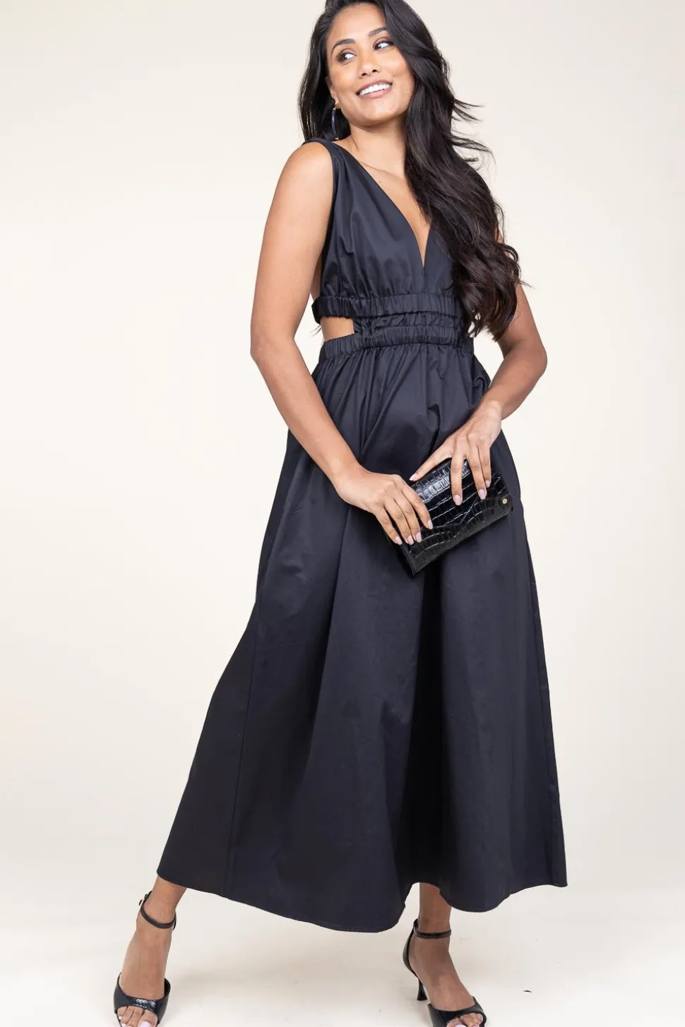 Discount Toral Metallic Sandals With Heel Firenze | Black... | | Little Soho