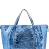 Fashion Gianni Chiarini Metallic Shopper Superlight | Blue... | | Little Soho