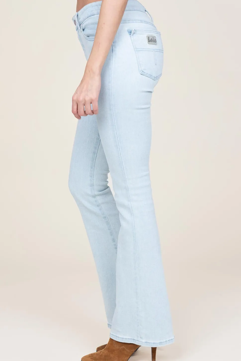 Cheap Lois Jeans Mid Waist Flared Jeans Raval L32 | Blue... | | Little Soho