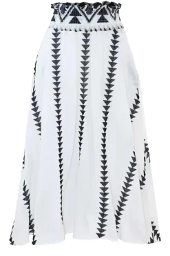 Best Sale Kocca Midi Skirt Met Print Bonosa | Black & White... | | Little Soho