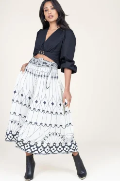 Outlet Scarlett Poppies Midi Skirt Paula | Natural... | | Little Soho