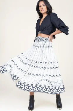 Outlet Scarlett Poppies Midi Skirt Paula | Natural... | | Little Soho