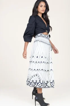 Outlet Scarlett Poppies Midi Skirt Paula | Natural... | | Little Soho