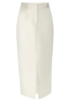 Shop Aaiko Midi Skirt Salana | White... | | Little Soho