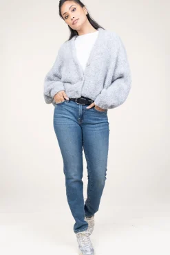 Clearance 7 For All Mankind Mid-Waist Straight Jeans Roxanne | Blue... | | Little Soho