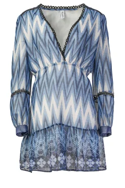 Flash Sale Liu Jo Mini Dress With Ethnic Print Sunshine | Blue... | | Little Soho