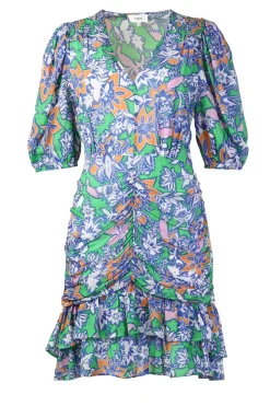 Clearance Suncoo Mini Dress With Print Clarine | Blue... | | Little Soho