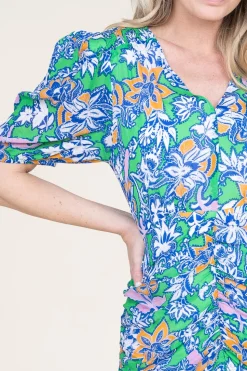 Clearance Suncoo Mini Dress With Print Clarine | Blue... | | Little Soho