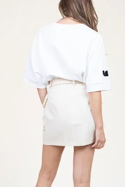 Store Second Female Mini Skirt With Coating Neline | Natural... | | Little Soho