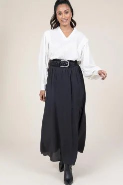 Best Dante 6 Modal Blend Maxi Skirt Reverie | Black... | | Little Soho