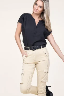 Shop Dante 6 Modal Blend Top Rover | Black... | | Little Soho