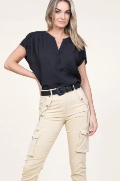 Shop Dante 6 Modal Blend Top Rover | Black... | | Little Soho