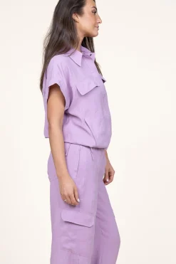 Clearance Dante 6 Modal Blouse Fontaine | Purple... | | Little Soho