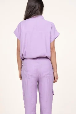 Clearance Dante 6 Modal Blouse Fontaine | Purple... | | Little Soho