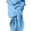Best Bianca van Leur Shawls Muslin Xl-Shawl Mila | Blue... | | Little Soho