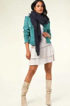 Discount Bianca van Leur Shawls Muslin Xl-Shawl Mila | Dark Navy... | | Little Soho