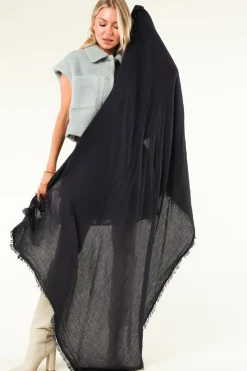 Discount Bianca van Leur Shawls Muslin Xl-Shawl Mila | Dark Navy... | | Little Soho