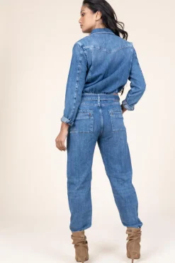 Flash Sale ba&sh Non-Stretch Denim Jumpsuit Jerry | Blue... | | Little Soho