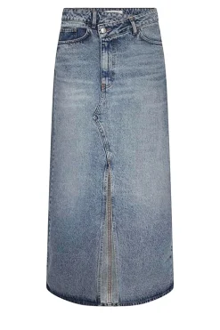 Clearance Co'Couture Non-Stretch Denim Skirt Vika | Blue... | | Little Soho
