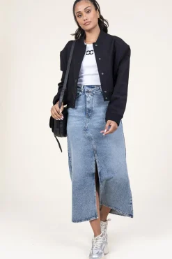 Clearance Co'Couture Non-Stretch Denim Skirt Vika | Blue... | | Little Soho