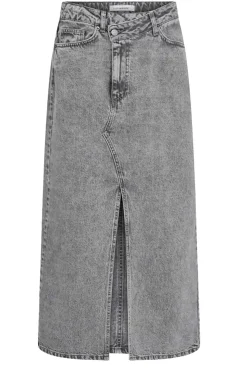 Cheap Co'Couture Non-Stretch Denim Skirt Vika | Grey... | | Little Soho