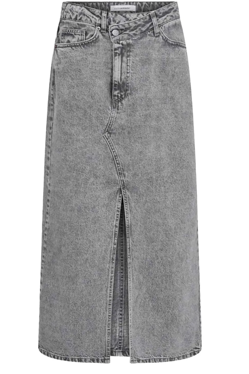 Cheap Co'Couture Non-Stretch Denim Skirt Vika | Grey... | | Little Soho