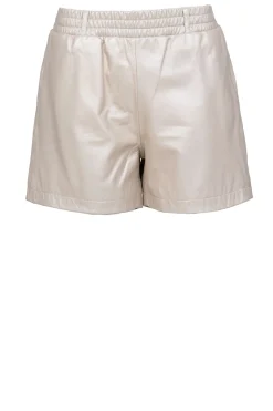 Cheap STUDIO AR Non-Stretch Leather Short Rosa | Natural... | | Little Soho