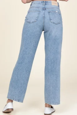 Best Kocca Non-Stretch Straight Jeans Odetta | Blue... | | Little Soho