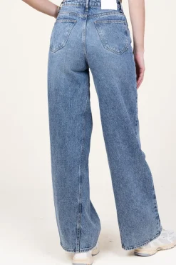 Outlet Co'Couture Non-Stretch Wide Leg Jeans Vika | Blue... | | Little Soho