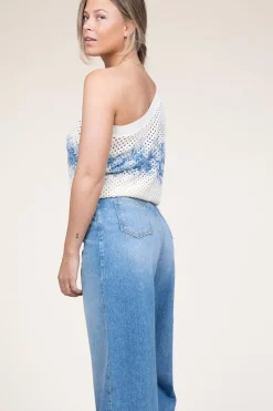 Hot Twinset One-Shoulder Knitted Top Livia | Natural... | | Little Soho