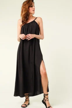 Hot Dante 6 One-Shoulder Maxi Dress | Black... | | Little Soho