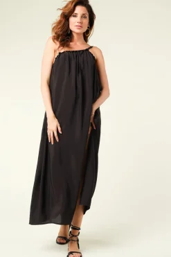 Hot Dante 6 One-Shoulder Maxi Dress | Black... | | Little Soho