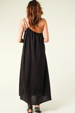Hot Dante 6 One-Shoulder Maxi Dress | Black... | | Little Soho