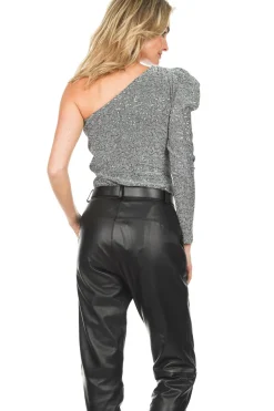 Shop Dante 6 One-Shoulder Sequin Body Eleni | Silver... | | Little Soho